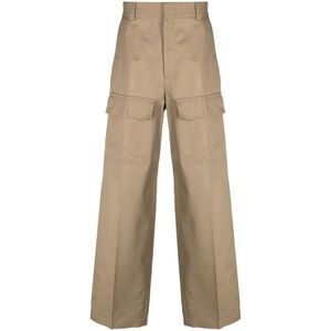 Gucci Neutrals Trousers - Wide-Leg Trousers Men
